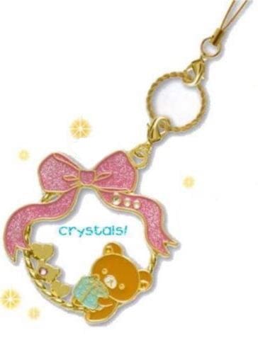 Kawaii Import San-X Rilakkuma Sweets Enamel Phone Strap: Relax Bear Kawaii Gifts 4974413566285