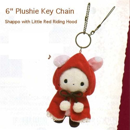 San-X Sentimental Circus Little Red Riding Hood 6" Shappo Plush Keychain