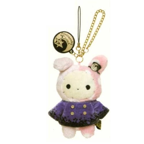 San-X Sentimental Circus Midnight 7" Shappo in Midnight Cape Plushy Key Chain