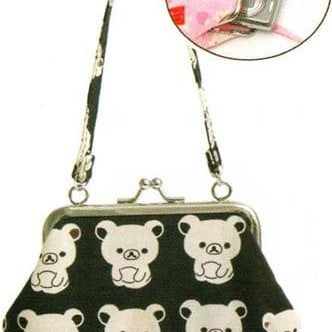 San-X Rilakkuma Japanesque Small Purse: Relax Bear