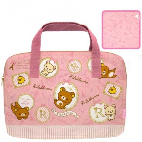 San-X Rilakkuma Relax Bear 16" School Bag: Pink