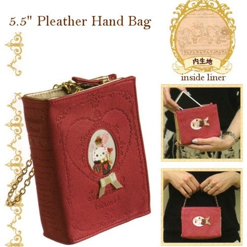 San-X Sentimental Circus Queen of Hearts 5.5" Pleather Hand Bag