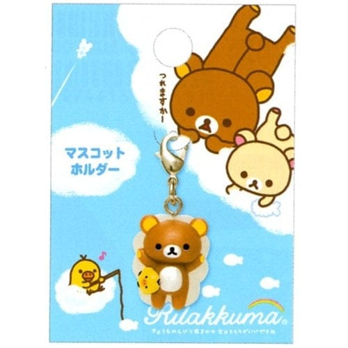 San-X Rilakkuma Blue Sky Zipper Buddy: Relax Bear