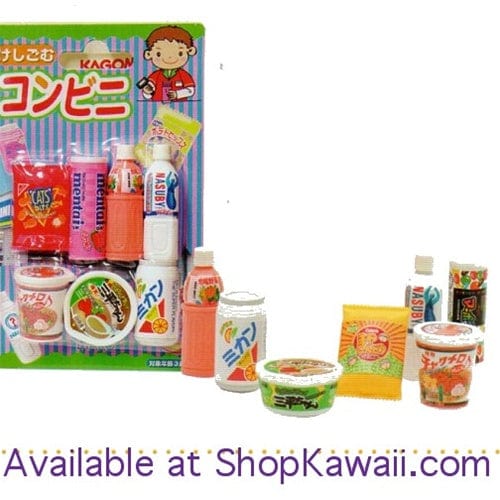 Iwako Japanese Grocery 7-Piece Eraser Set