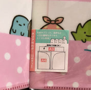 Kawaii Import Pink Stripes Sumikko Gurashi Claw Machine 10-Pocket A4 Plastic File Folder Kawaii Gifts 4974413670449