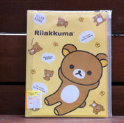 Kawaii Import Rilakkuma Always Relaxed 6 + 1 Sliding Zip Lock Pockets A4 Plastic File Folder Kawaii Gifts 4974413674652
