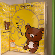 Kawaii Import Rilakkuma Maku Maku Snacking 6 + 1 Sliding Zip Lock Pockets A4 Plastic File Folder Kawaii Gifts 4974413646697