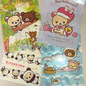 Kawaii Import Rilakkuma Vinyl A4 File Folders 4-Packs A (4 Folders) Kawaii Gifts 78302678