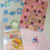 Kawaii Import San-x Assorted Characters Vinyl A4 File Folders 4-Packs Kawaii Gifts 73872342