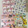 Kawaii Import San-x Assorted Characters Vinyl A4 File Folders 4-Packs Kawaii Gifts 14324950