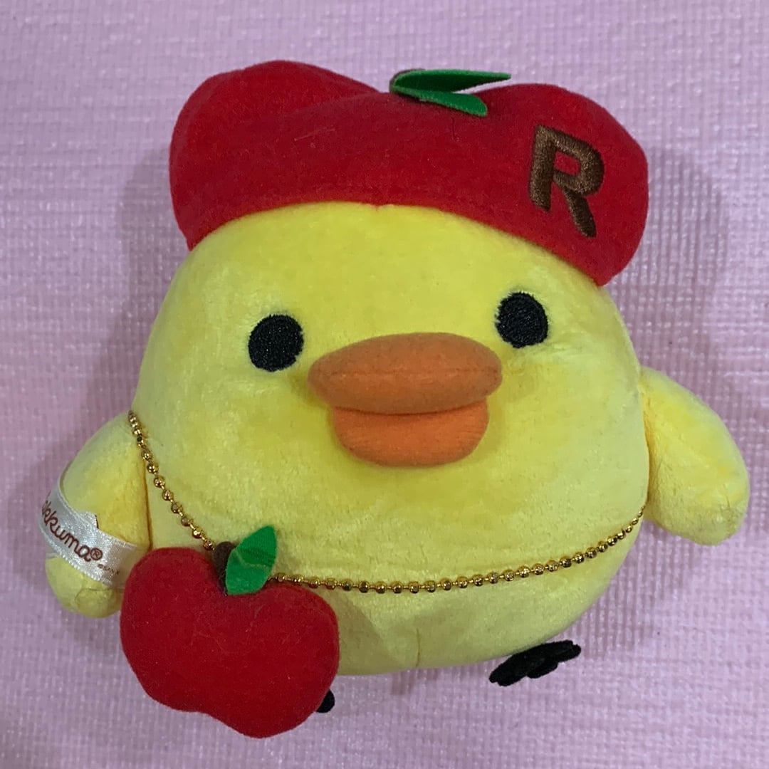 Kawaii Import Rilakkuma Fruit 6" Plush: Apple Birdie Kawaii Gifts 4974413482929