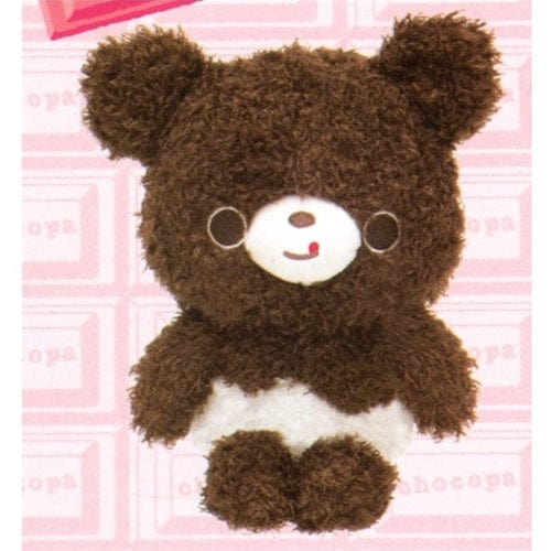 San-X Chocopa Panda 7.8" Plush: Dark Panda