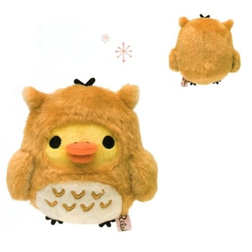 San-X Deer Rilakkuma's Homemade Pie 5" Birdie in an Owl Costume