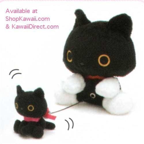 San-X Kutusita Nyanko 5" Buru Buru Moving Plush Set