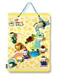 San-X Nyanko Japan Map 11 Plush Set with Board
