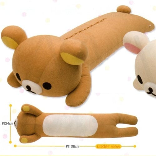 San-X Rilakkuma 42" Plushy Body Pillow: Relax Bear