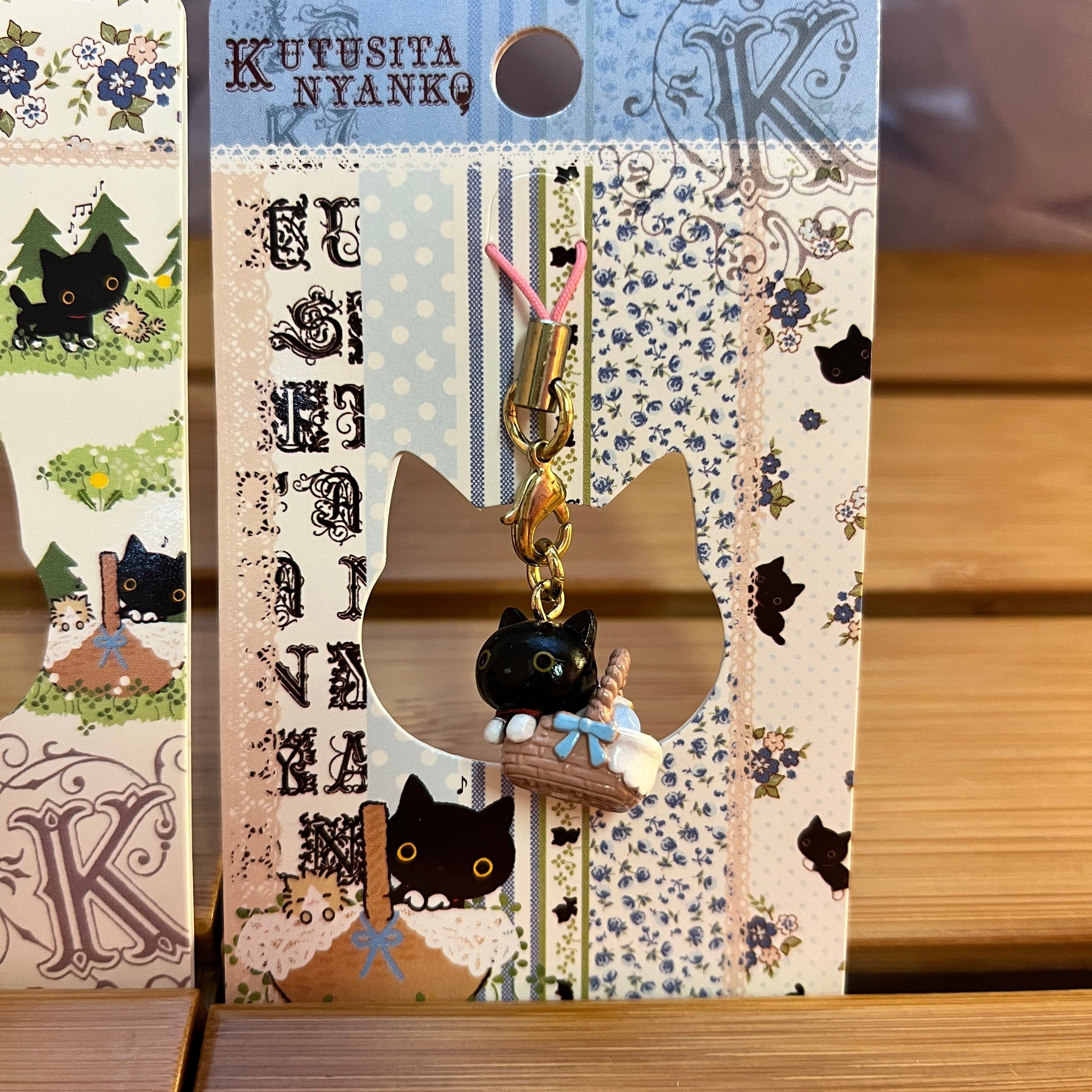 Kawaii Import San-X Kutusita Nyanko Phone Strap Zipper Buddy Kawaii Gifts