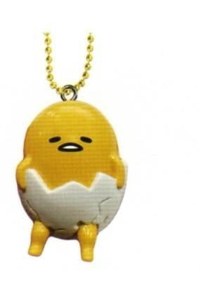 Sanrio Japan Gudetama Lazy Egg 2" Mascot Keychain: (A) Eggshell Pants