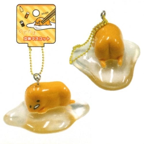 Sanrio Japan Gudetama Lazy Egg Mascot Keychain