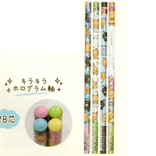 San-X Iiwaken Shiba Inu 2B Lead Pencils: 4-Piece Set