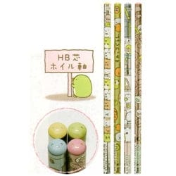 Kawaii Import San-X Sumikko Gurashi "Things in the Corner" HB Lead Pencils Orange Box: Complete 4-Piece Set (2013) Kawaii Gifts 36237749