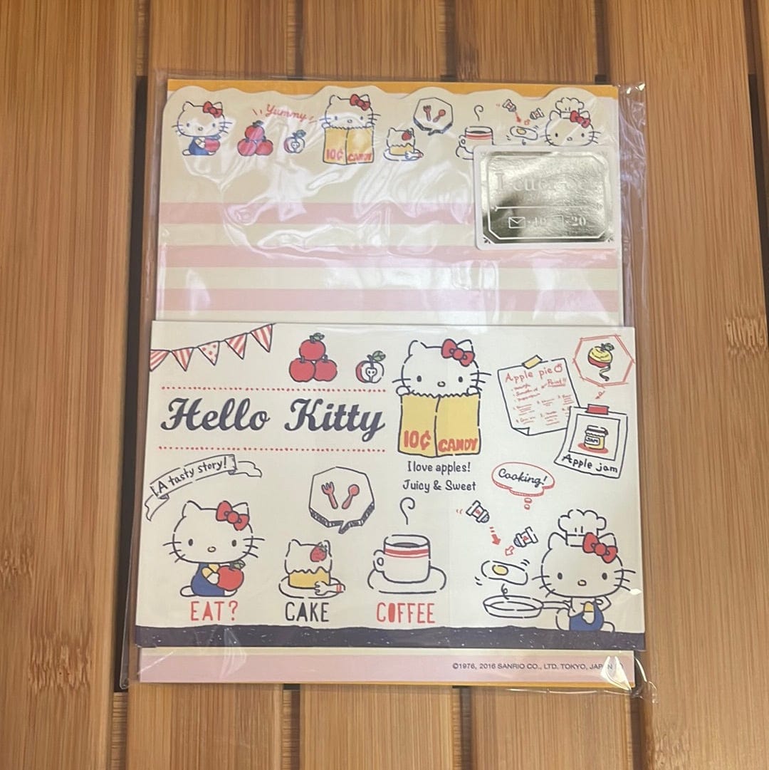 Kawaii Import Hello Kitty Cooking Letter Set Kawaii Gifts 4935124451017