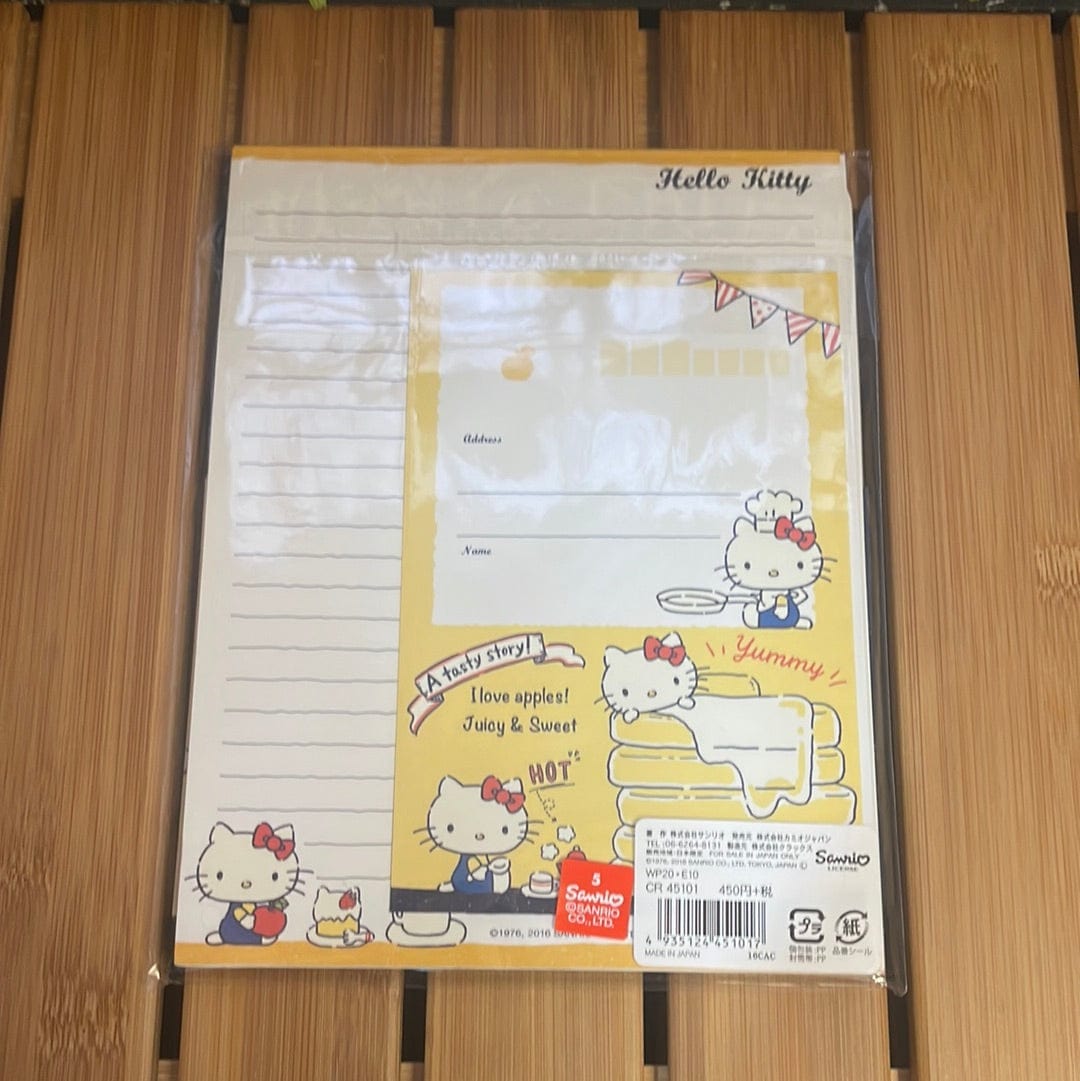 Kawaii Import Hello Kitty Cooking Letter Set Kawaii Gifts 4935124451017