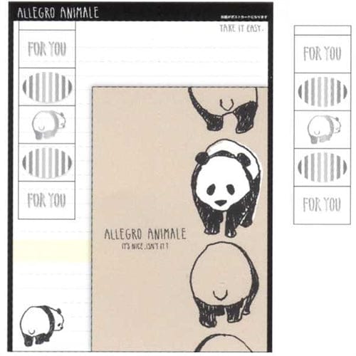 Mind Wave Allegro Animale Panda Letter Set with Seal Stickers