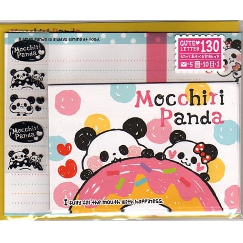 Mind Wave Mocchiri Panda Letter Set with Seal Stickers
