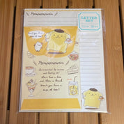 Kawaii Import Pompompurin Cafe Letter Set Kawaii Gifts 4935124452106