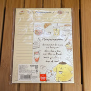Kawaii Import Pompompurin Cafe Letter Set Kawaii Gifts 4935124452106