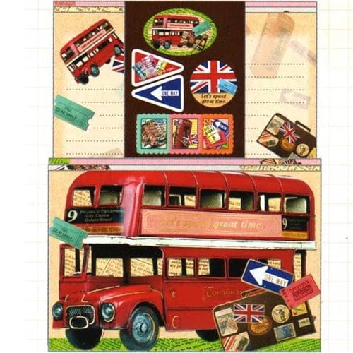 Q-Lia London Bus Routemaster Heritage Route #9 Triple Letter Set with Seal Stickers