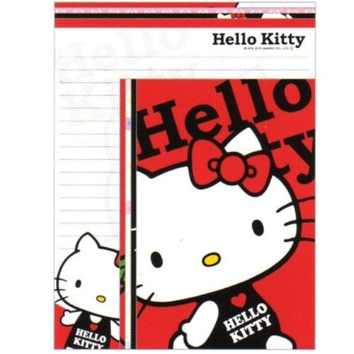 Kamio Hello Kitty Quad Letter Set: I Heart Hello Kitty