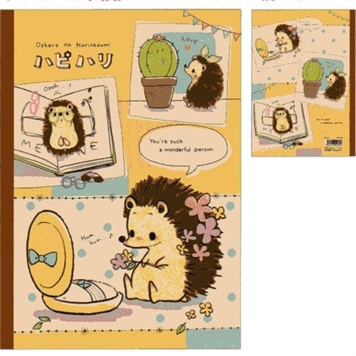 Crux Hedgehog Oshare Na Harinezume B5 Lined Notebook