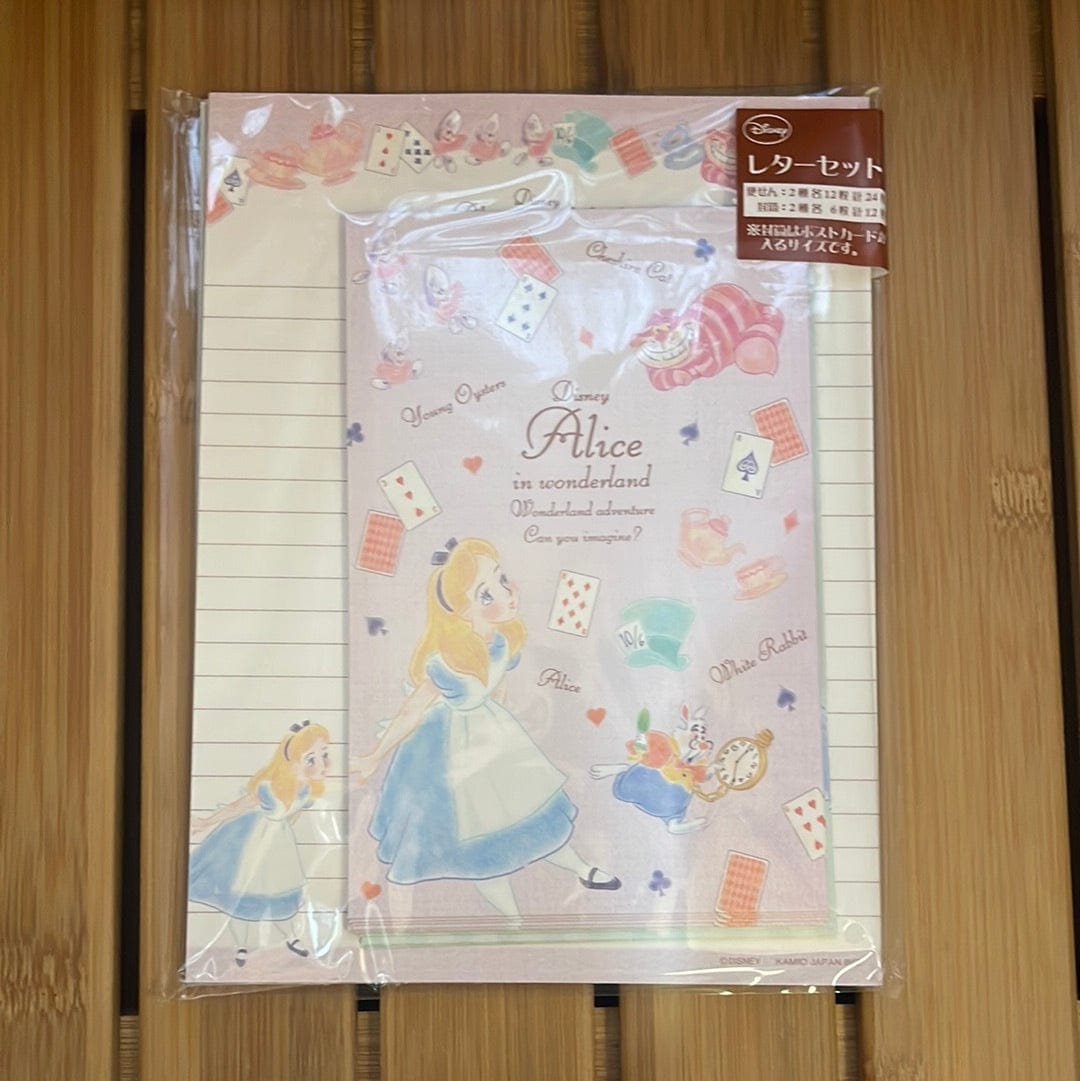 Kawaii Import Disney Alice In Wonderland Letter Sets Kawaii Gifts 4991277606742