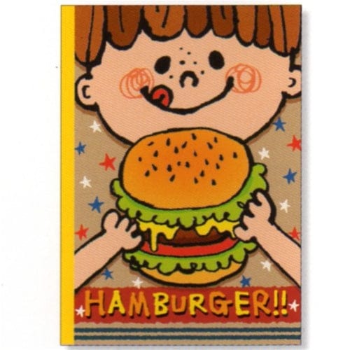 Mind Wave Lover Burger!! B5 Ruled Notebook