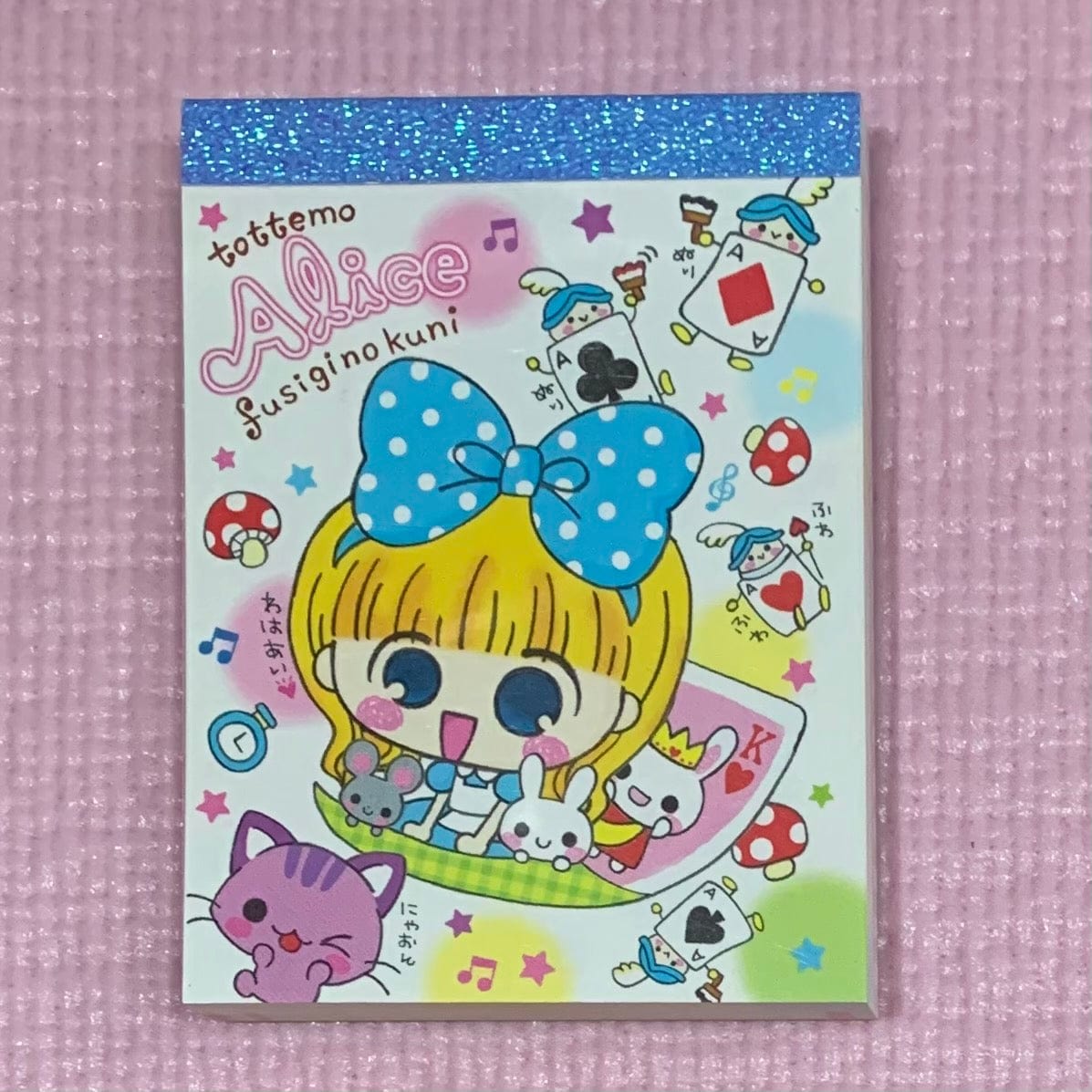 Kawaii Import Alice in Wonderland Small Memo Pad Kawaii Gifts 4530344103649