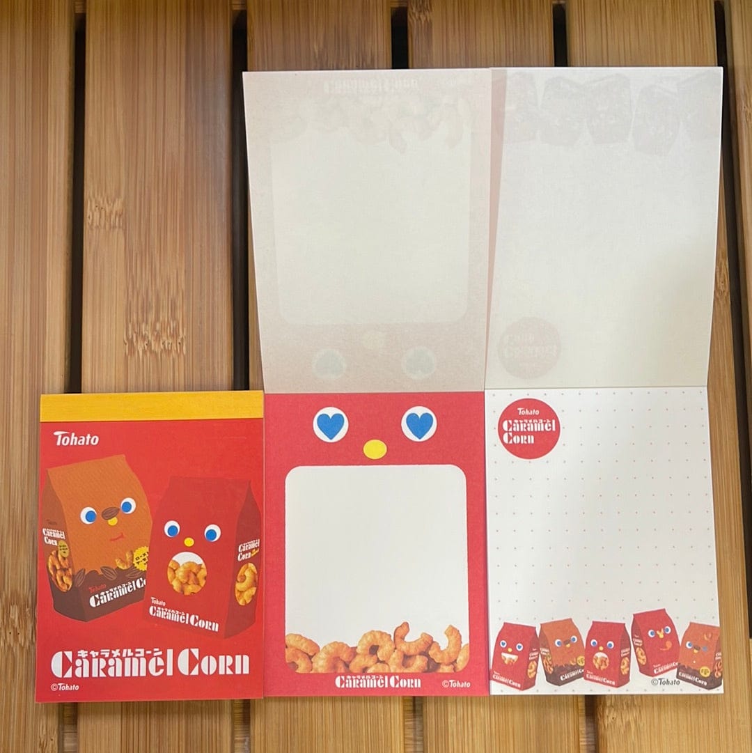 Kawaii Import Caramel Corn Small Memo Pad Kawaii Gifts 4991863317274