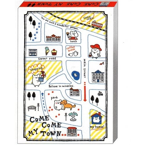 Crux Come Come My Town Memo Pad