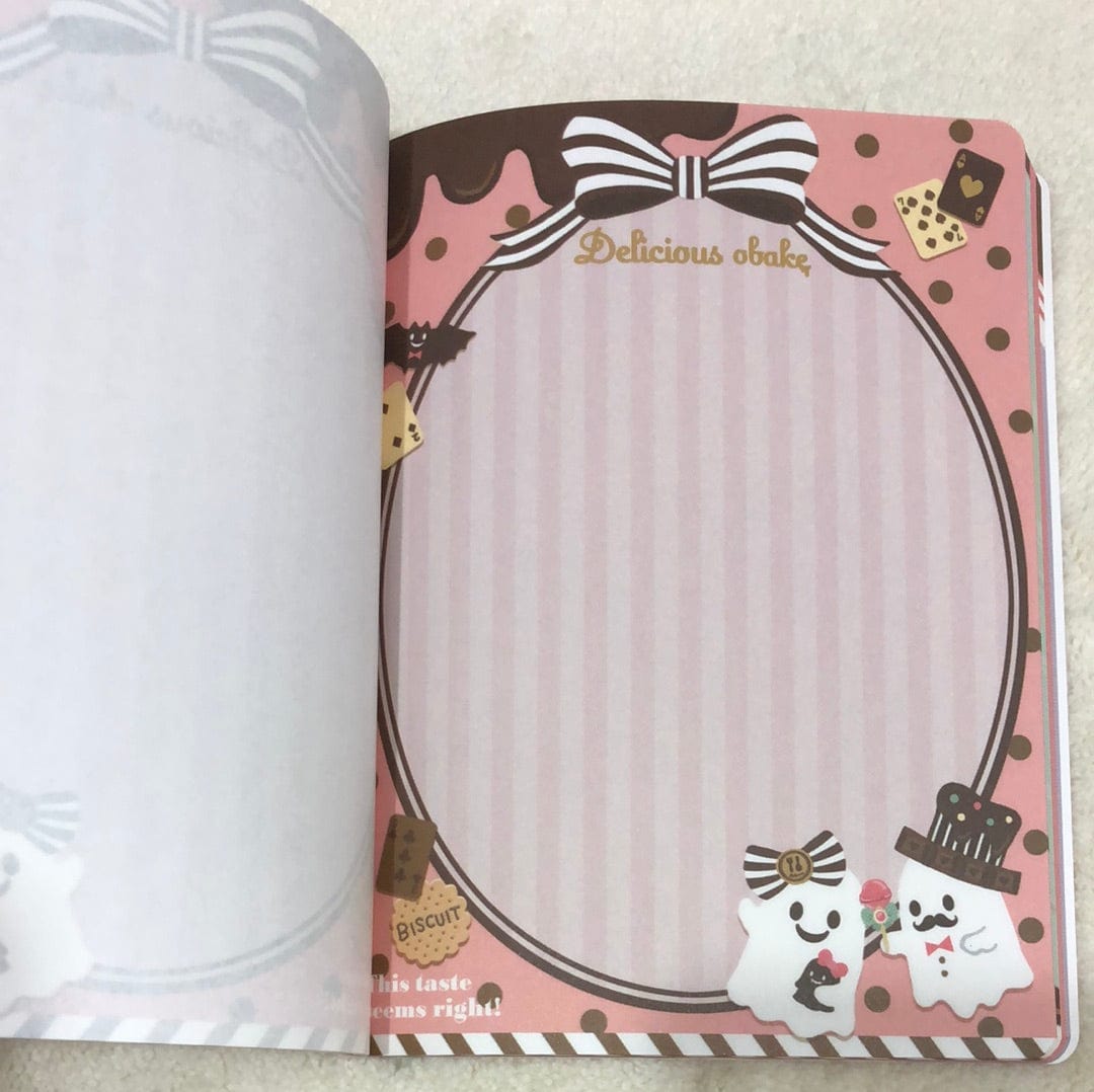 Kawaii Import Delicious Obake Ghosts Smile Book Memo Kawaii Gifts 4530344708486