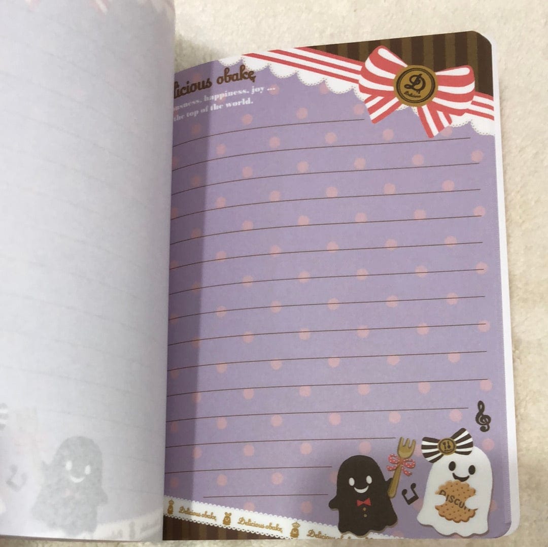 Kawaii Import Delicious Obake Ghosts Smile Book Memo Kawaii Gifts 4530344708486