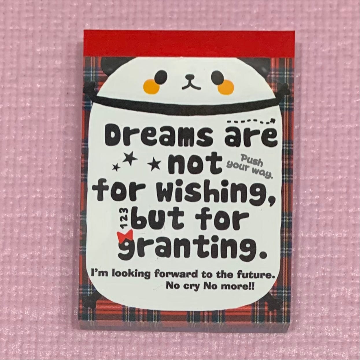 Kawaii Import Dreams Panda Small Memo Pad Kawaii Gifts 4530344804324