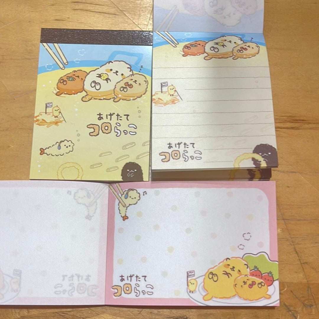Kawaii Import Freshly Raised Fish Small Memo Pad Kawaii Gifts 4935124083287