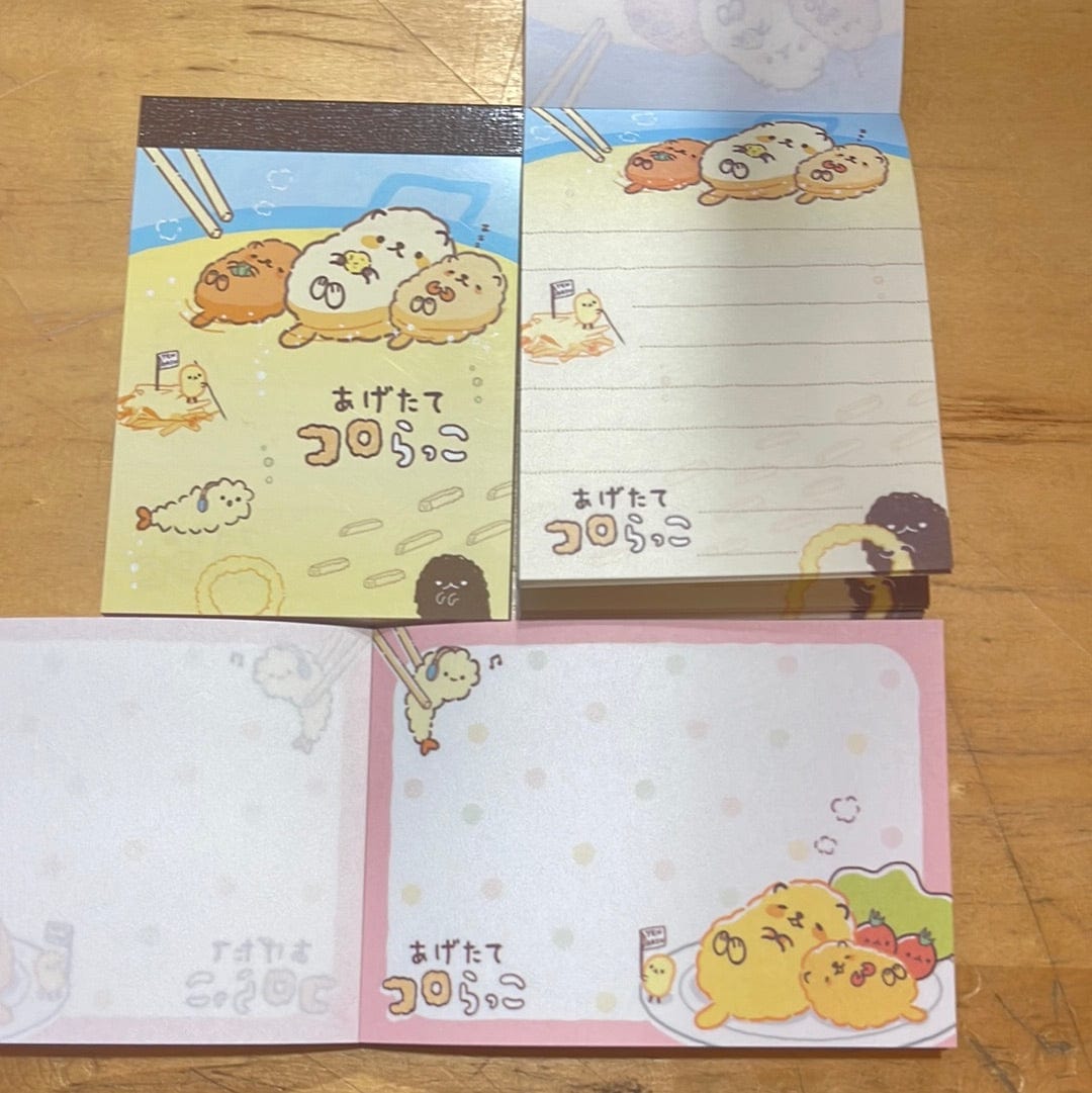 Kawaii Import Freshly Raised Fish Small Memo Pad Kawaii Gifts 4935124083287