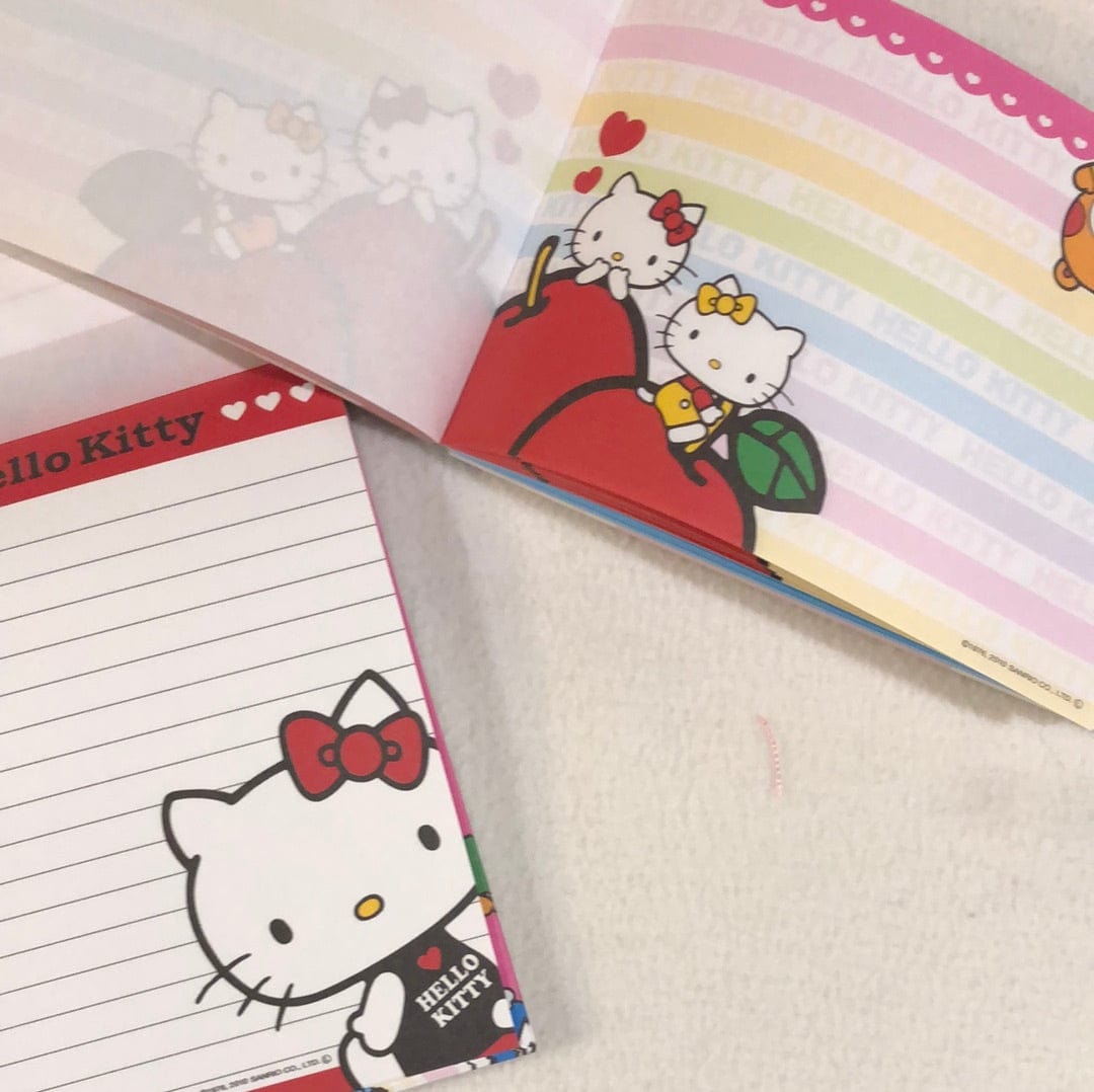 Kawaii Import Hello Kitty Memo Pad with Stickers Kawaii Gifts 4991277643587