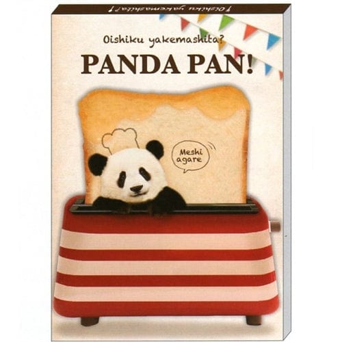 Kamio Panda Pan! Panda Bread in a Toaster Memo Pad