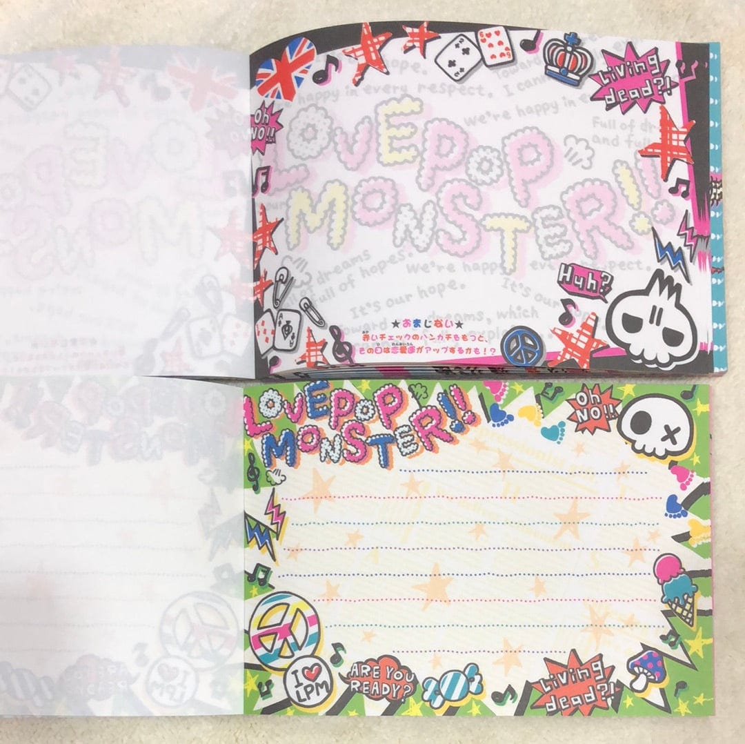 Kawaii Import Love Pop Monster Double Memo Pad Kawaii Gifts 4935124679695