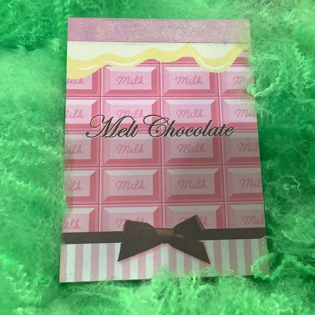 Kawaii Import Melt Chocolate Small Memo Pad Kawaii Gifts 4935124275088