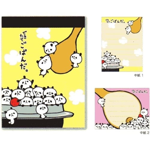 Mind Wave Rice Panda Small Memo Pad