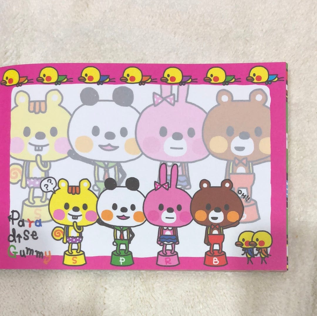 Kawaii Import Paradise Gummy Double Memo Pad Kawaii Gifts 4530344603910